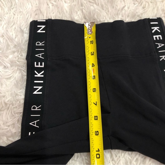 Nike‎ Air Logo Bike Shorts Black White XS - Picture 8 of 9